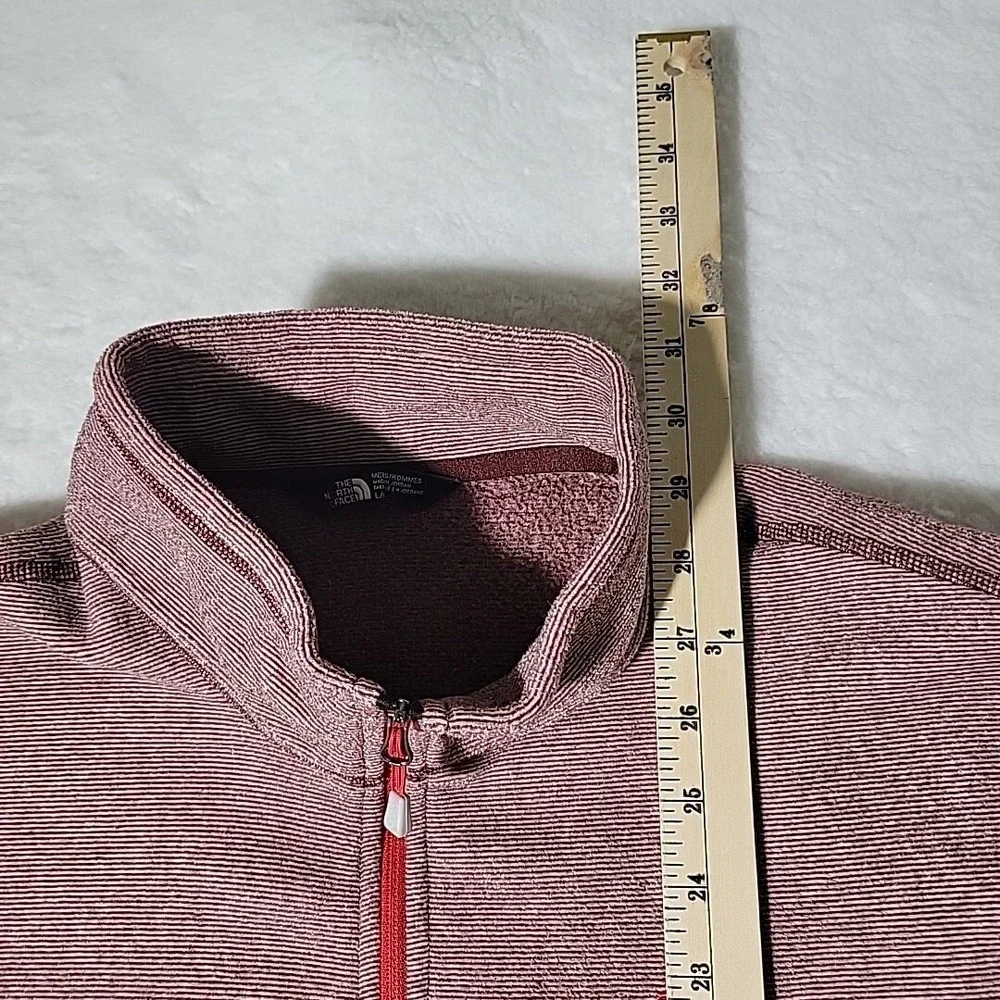 North Face 1/4‎ Zip Pullover Men Better Sweater - Red Large Size Hiking Camp